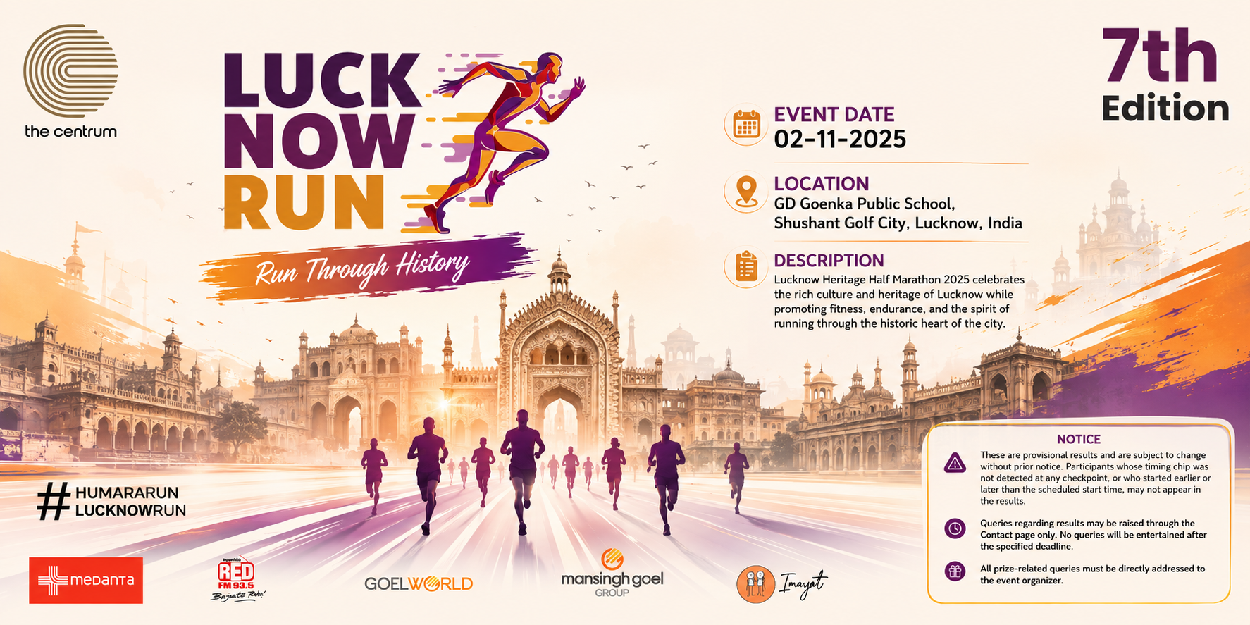 Lucknow Run 2025 7th Edittion